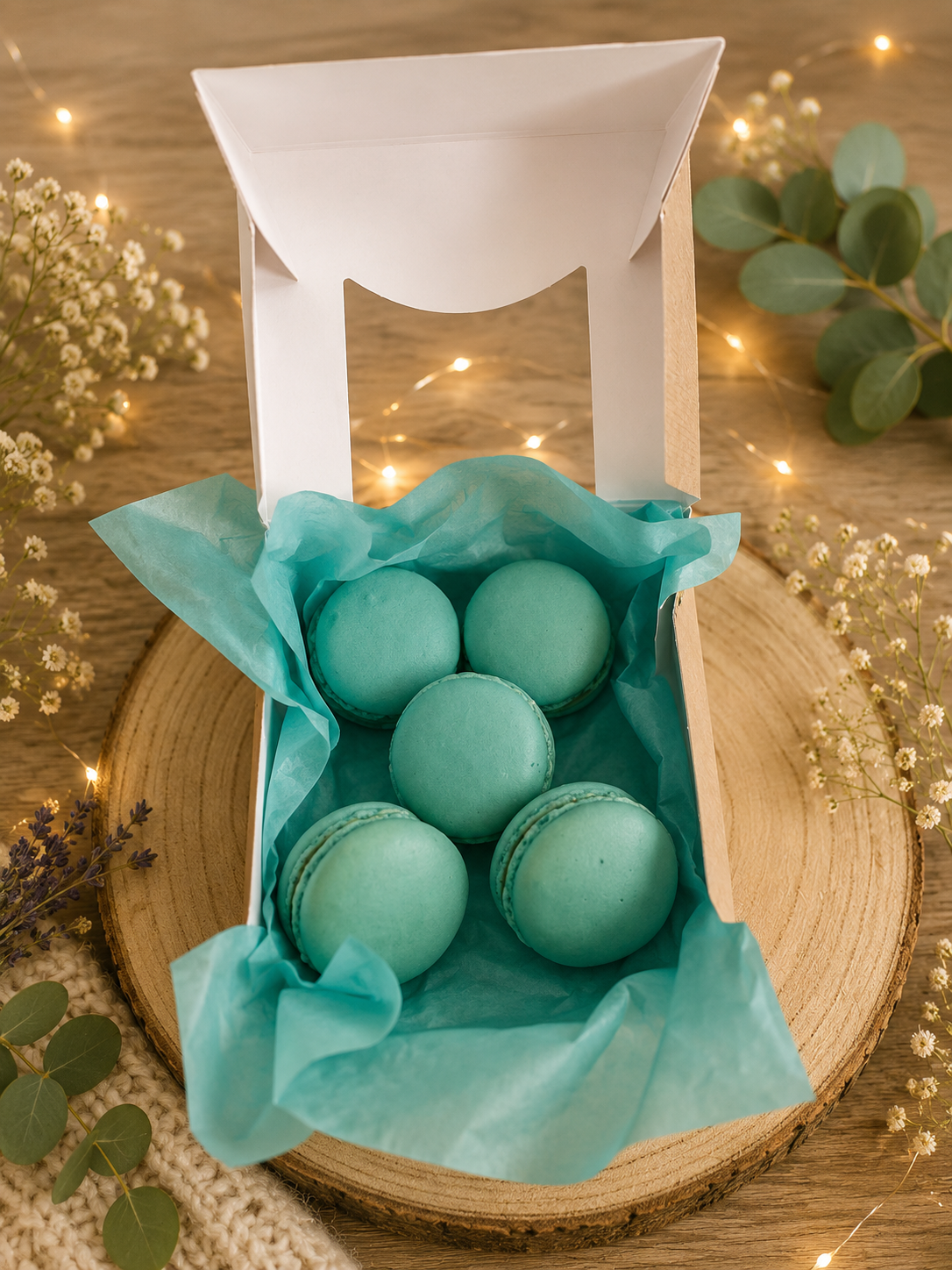 macaron pêche